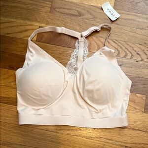 Soma Women's Soft Pink Lace Bralette